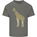 Giraffe Ecology Kids T-Shirt Childrens Charcoal