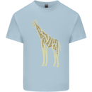 Giraffe Ecology Kids T-Shirt Childrens Light Blue