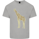 Giraffe Ecology Kids T-Shirt Childrens Sports Grey