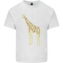 Giraffe Ecology Kids T-Shirt Childrens White