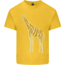 Giraffe Ecology Kids T-Shirt Childrens Yellow