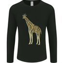 Giraffe Ecology Mens Long Sleeve T-Shirt Black