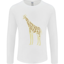 Giraffe Ecology Mens Long Sleeve T-Shirt White