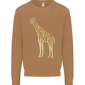 Giraffe Ecology Mens Sweatshirt Jumper Caramel Latte
