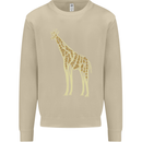 Giraffe Ecology Mens Sweatshirt Jumper Sand