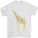 Giraffe Ecology Mens T-Shirt Cotton Gildan White