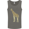 Giraffe Ecology Mens Vest Tank Top Charcoal