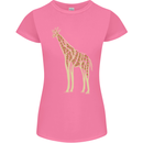 Giraffe Ecology Womens Petite Cut T-Shirt Azalea