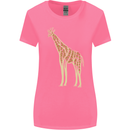 Giraffe Ecology Womens Wider Cut T-Shirt Azalea