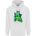 Giraffe Watercolour Childrens Kids Hoodie White