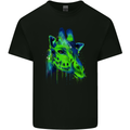 Giraffe Watercolour Kids T-Shirt Childrens Black