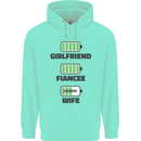 Girlfriend Fiance Wife Loading Engagement Mens 80% Cotton Hoodie Peppermint