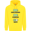 Girlfriend Fiance Wife Loading Engagement Mens 80% Cotton Hoodie Yellow