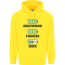 Girlfriend Fiance Wife Loading Engagement Mens 80% Cotton Hoodie Yellow