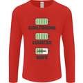 Girlfriend Fiance Wife Loading Engagement Mens Long Sleeve T-Shirt Red