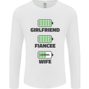 Girlfriend Fiance Wife Loading Engagement Mens Long Sleeve T-Shirt White