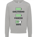 Girlfriend Fiance Wife Loading Engagement Mens Sweatshirt Jumper Sports Grey