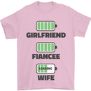 Girlfriend Fiance Wife Loading Engagement Mens T-Shirt Cotton Gildan Light Pink