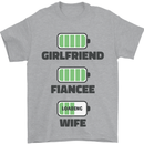 Girlfriend Fiance Wife Loading Engagement Mens T-Shirt Cotton Gildan Sports Grey