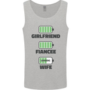 Girlfriend Fiance Wife Loading Engagement Mens Vest Tank Top Sports Grey