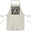 Give up Archery? Funny Archer Offensive Cotton Apron 100% Organic Natural