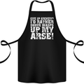 Give up Archery? Funny Offensive Archer Cotton Apron 100% Organic Black