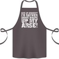 Give up Archery? Funny Offensive Archer Cotton Apron 100% Organic Dark Grey
