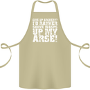 Give up Archery? Funny Offensive Archer Cotton Apron 100% Organic Khaki
