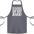 Give up Archery? Funny Offensive Archer Cotton Apron 100% Organic Steel