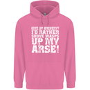 Give up Archery? Funny Offensive Archer Mens 80% Cotton Hoodie Azelea
