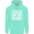 Give up Archery? Funny Offensive Archer Mens 80% Cotton Hoodie Peppermint