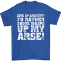 Give up Archery? Funny Offensive Archer Mens T-Shirt Cotton Gildan Royal Blue