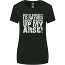 Give up Archery? Funny Offensive Archer Womens Wider Cut T-Shirt Black