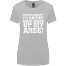 Give up Archery? Funny Offensive Archer Womens Wider Cut T-Shirt Sports Grey