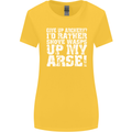 Give up Archery? Funny Offensive Archer Womens Wider Cut T-Shirt Yellow