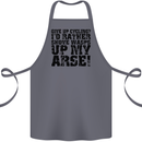 Give up Cycling? Cyclist Bicycle Funny Cotton Apron 100% Organic Steel