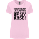 Give up Cycling? Cyclist Bicycle Funny Womens Wider Cut T-Shirt Light Pink