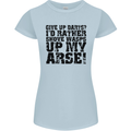 Give up Darts? Player Funny Womens Petite Cut T-Shirt Light Blue