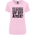 Give up Darts? Player Funny Womens Wider Cut T-Shirt Light Pink