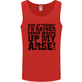 Give up Fishing? Fisherman Angling Mens Vest Tank Top Red