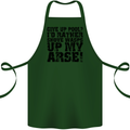 Give up Pool? Player Funny Cotton Apron 100% Organic Forest Green