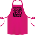 Give up Pool? Player Funny Cotton Apron 100% Organic Pink