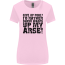 Give up Pool? Player Funny Womens Wider Cut T-Shirt Light Pink
