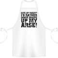 Give up Rugby? Union League Player Funny Cotton Apron 100% Organic White
