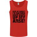 Give up Rugby? Union League Player Funny Mens Vest Tank Top Red