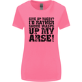 Give up Rugby? Union League Player Funny Womens Wider Cut T-Shirt Azalea