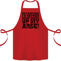 Give up Scuba Diving Diver Dive Funny Cotton Apron 100% Organic Red