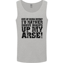 Give up Scuba Diving Diver Dive Funny Mens Vest Tank Top Sports Grey