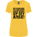 Give up Scuba Diving Diver Dive Funny Womens Wider Cut T-Shirt Yellow