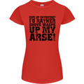 Give up Skydiving? Skydiving Freefall Womens Petite Cut T-Shirt Red